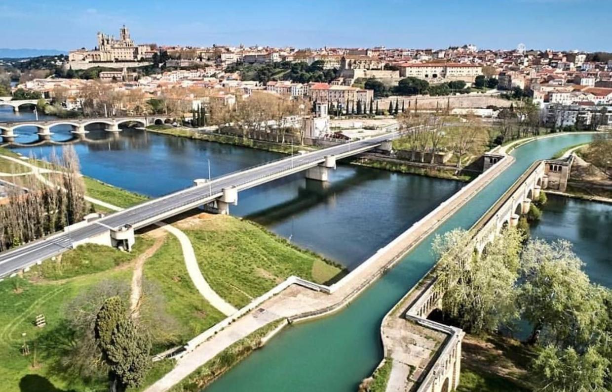 Le Boldieu- Duplex Beziers -Allee Paul Riquet- Wifi- Tv Connecte Exteriér fotografie